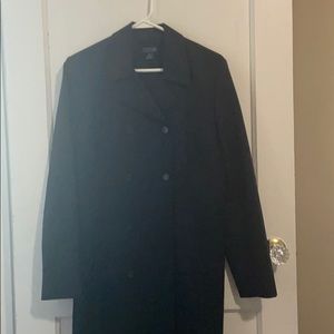 Ann Taylor Black double breasted coat